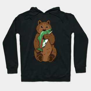 Fishing Bear Hoodie